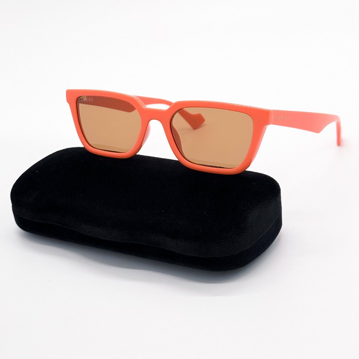 Gucci NEW GUCCI GG1539S 004 CAT EYE ORANGE BROWN WOMEN SUNGLASSES Size ONE SIZE - 1 Thumbnail
