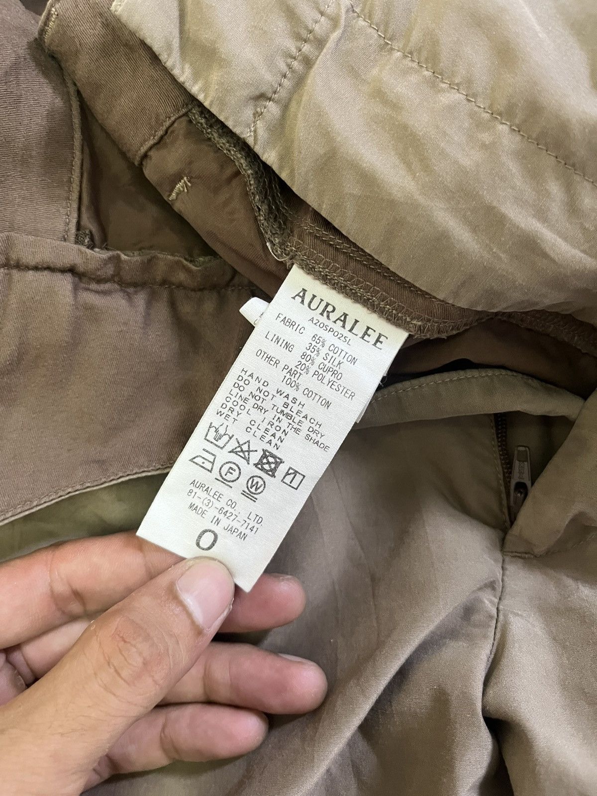 Auralee AURALEE HIGH WAIST DOUBLE PLEATED WIDE LEG PANT Size 26" / US 2 / IT 38 - 7 Thumbnail