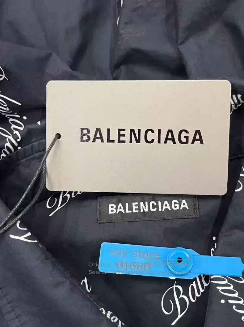 Balenciaga Balenciaga size 39 Logo printed classic long sleeve shirt Size US S / EU 44-46 / 1 - 2 Thumbnail