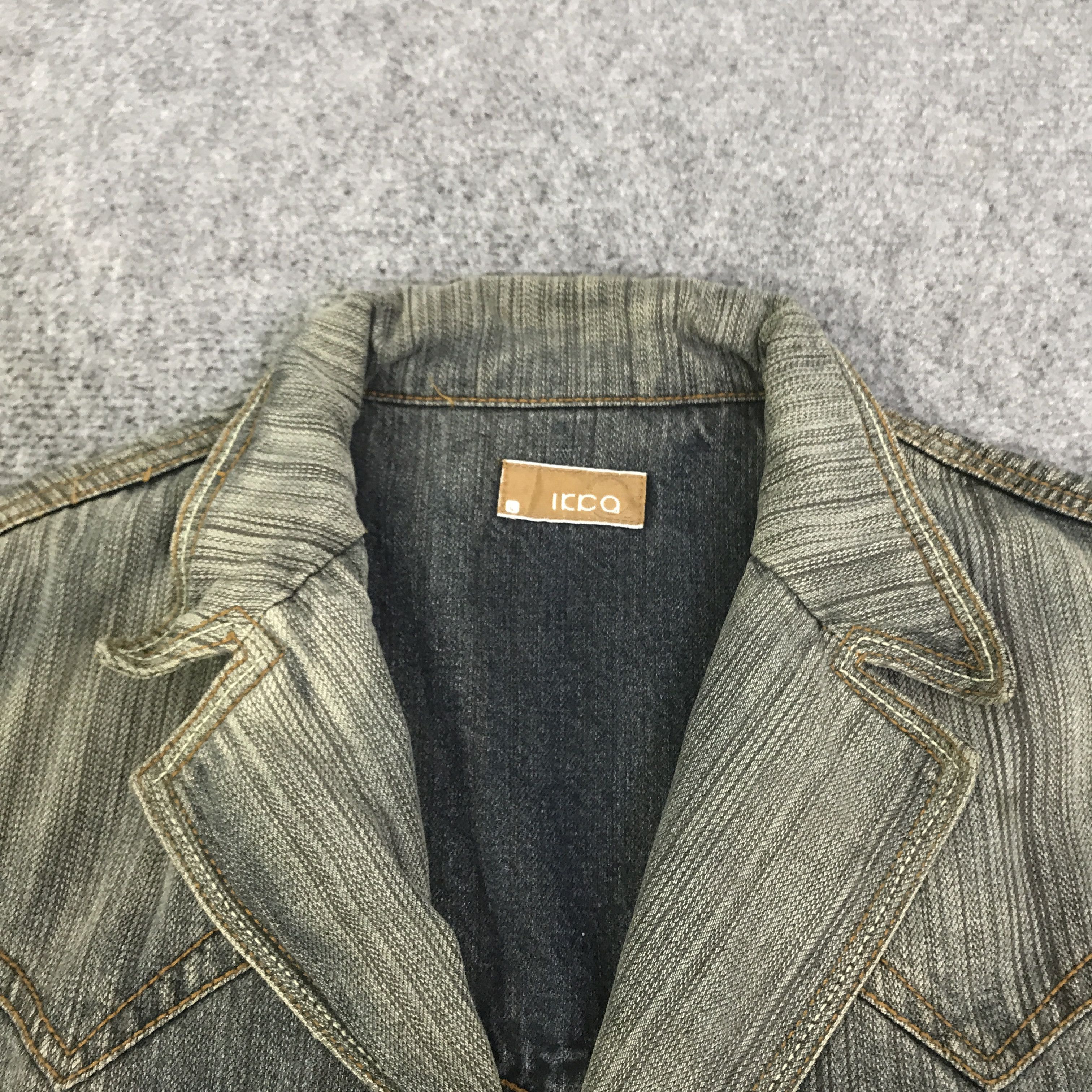 Japanese Brand ikka Japanese style denim Button jacket K128B9 Size US L / EU 52-54 / 3 - 5 Thumbnail