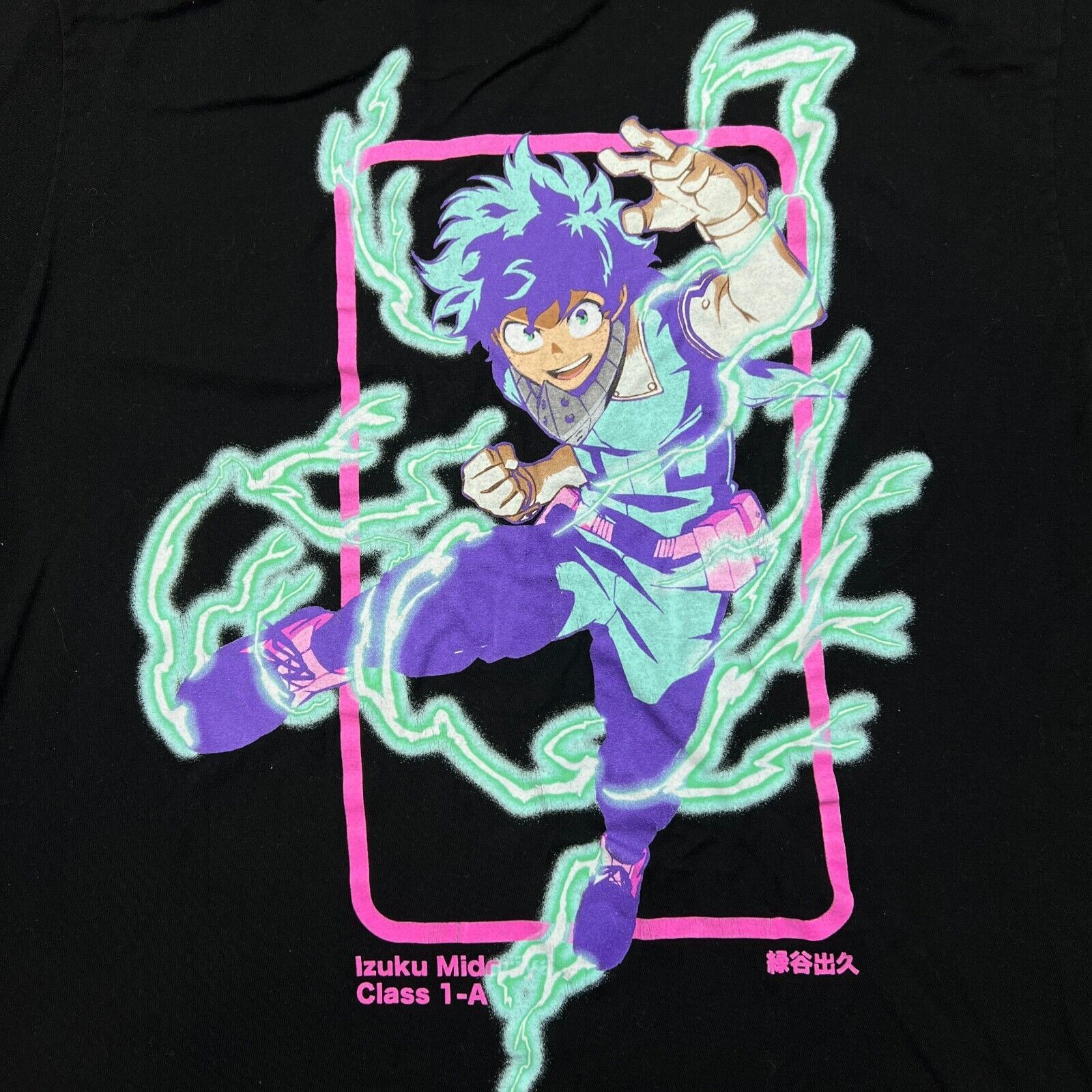 Anime × Japanese Brand × Vintage My Hero Academia T Shirt Midoriya Anime Short Sleeve Tee Size US L / EU 52-54 / 3 - 2 Thumbnail