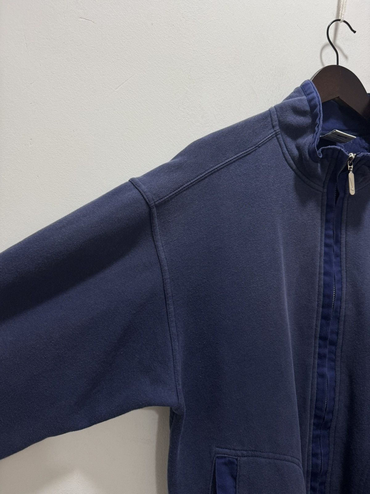 Nike VINTAGE 90s NIKE SWOOSH BIG LOGO EMBROIDERY ZIPPER UP JACKET Size US M / EU 48-50 / 2 - 11 Thumbnail