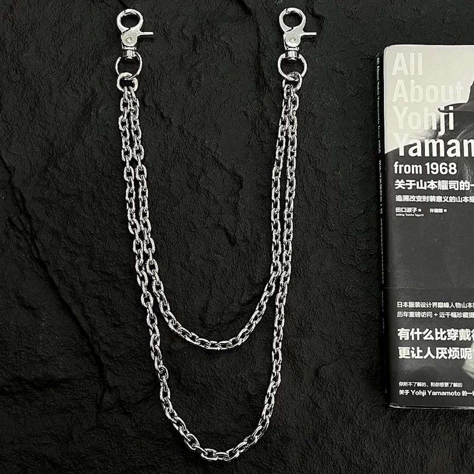 Jewelry Double-Layer Metal Chain – Cleanfit Street Waist Accessory Size ONE SIZE - 2 Thumbnail