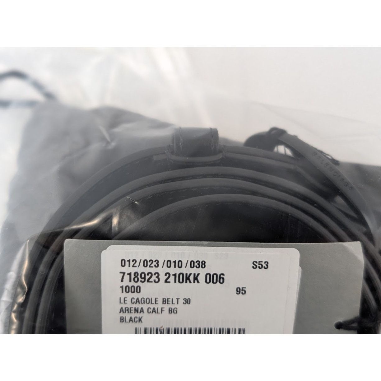 Balenciaga o1rshd1 Size: 95 / Le Cagole Belt 30 in Black Size 38 - 15 Thumbnail