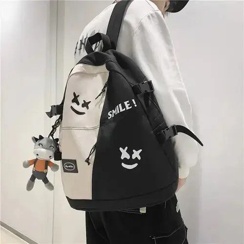 Japanese Brand Fashion cute teddy bear cartoon smile backpack y2k Size ONE SIZE - 1 Thumbnail