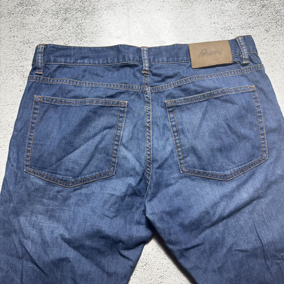 Brioni vintage brioni vens skinny fit jeans luxury 35 size Size US 30 / EU 46 - 12 Thumbnail