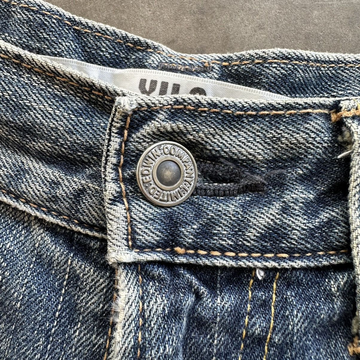 Edwin × Jean × Vintage Vintage Edwin Distressed Faded Denim Jean Pant W29 Size US 29 - 4 Thumbnail