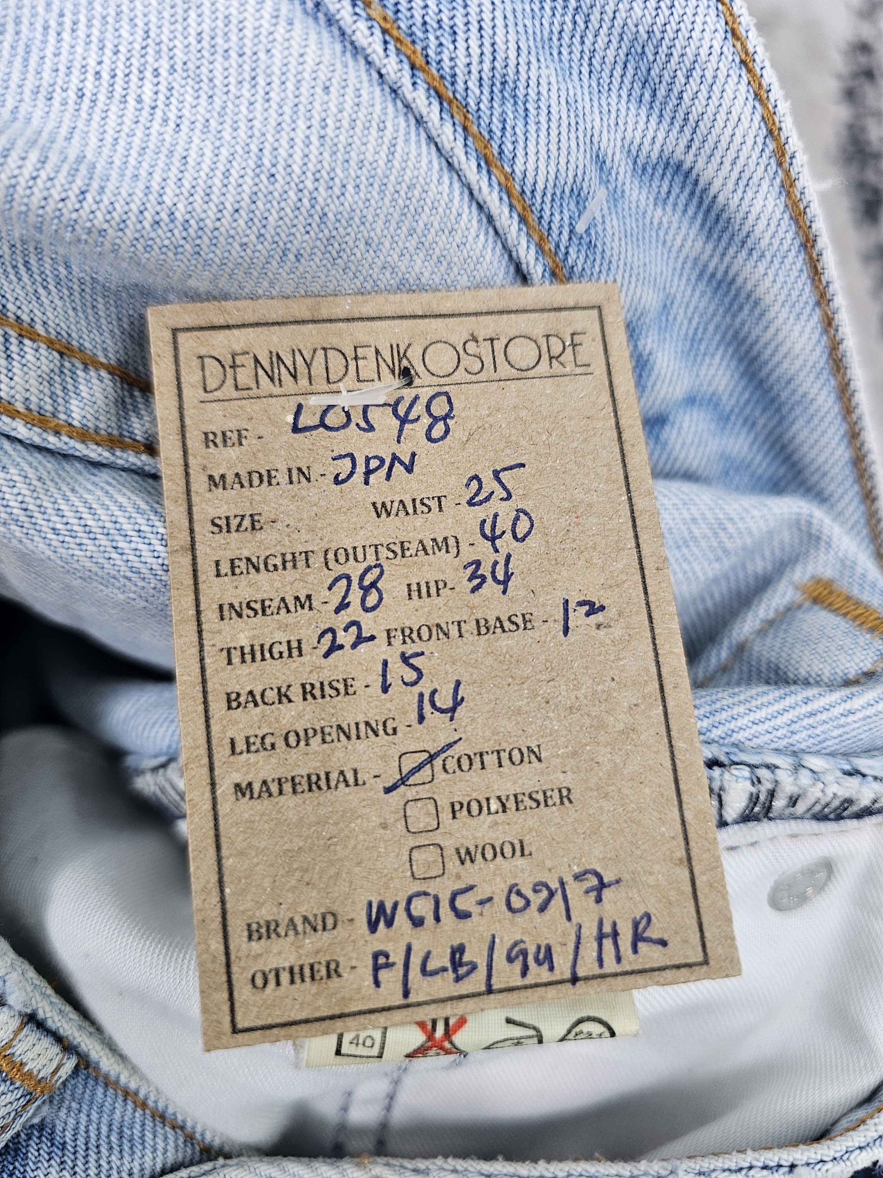 Levi's Vintage Clothing Vtg LEVIS W515 Sun Faded Light Blue High Rise Jeans L0548 Size 25" / US 0 / IT 36 - 14 Thumbnail