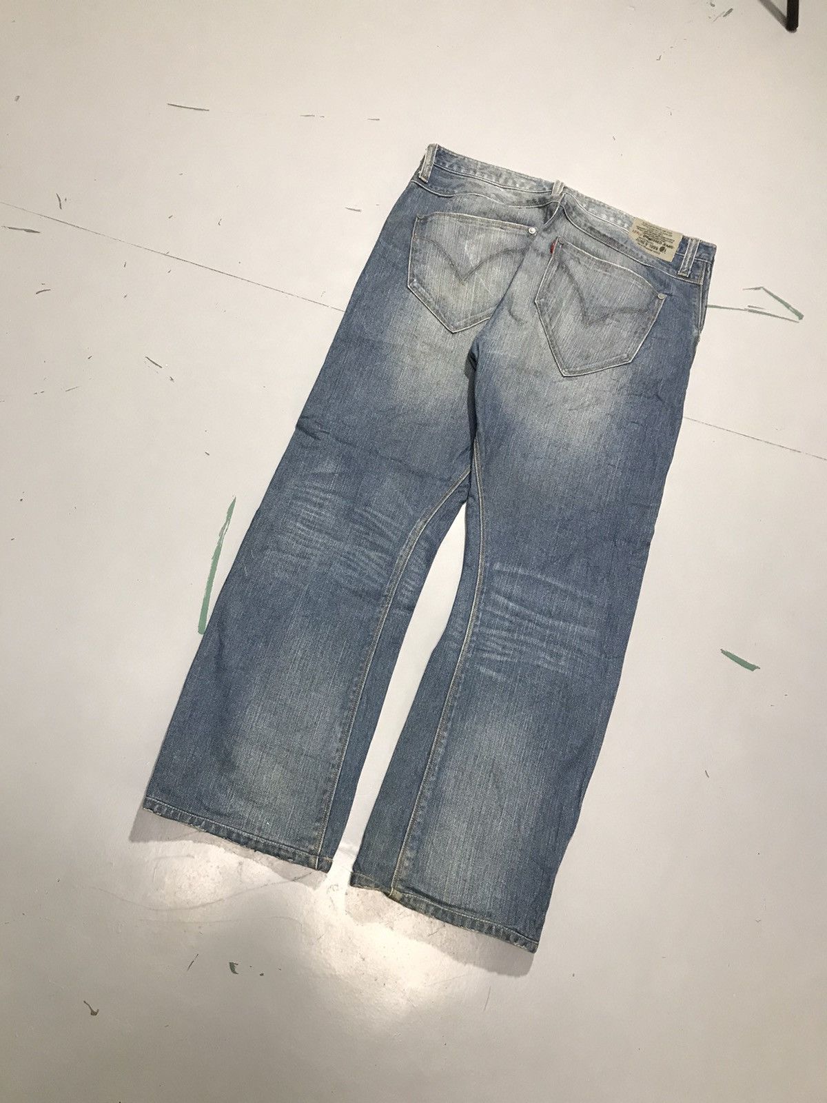 Levi's Vintage Levi’s engineer jeans 1999 denim Size US 36 / EU 52 - 9 Thumbnail