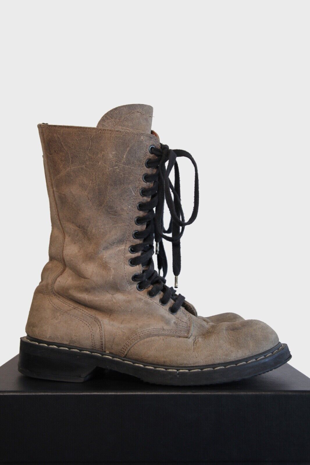 Rick Owens Combat Boots | Grailed