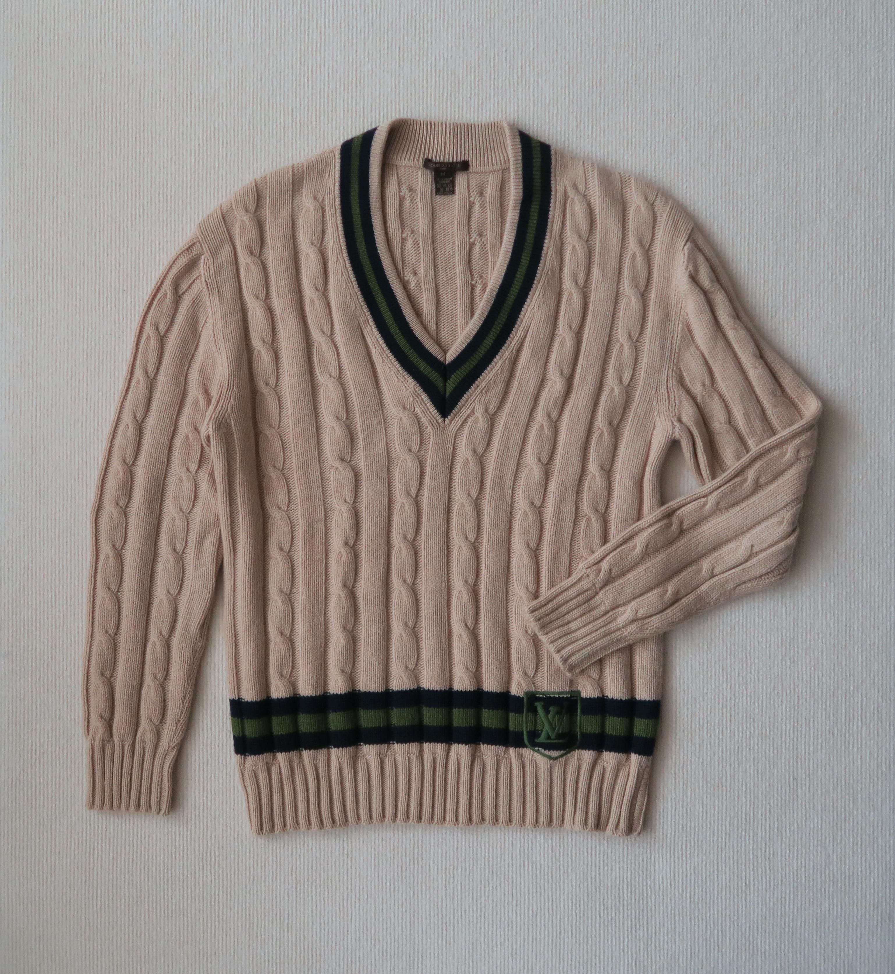 Louis Vuitton Louis Vuitton LV Embroidered Preppy Knitted Pullover Size US M / EU 48-50 / 2 - 1 Thumbnail