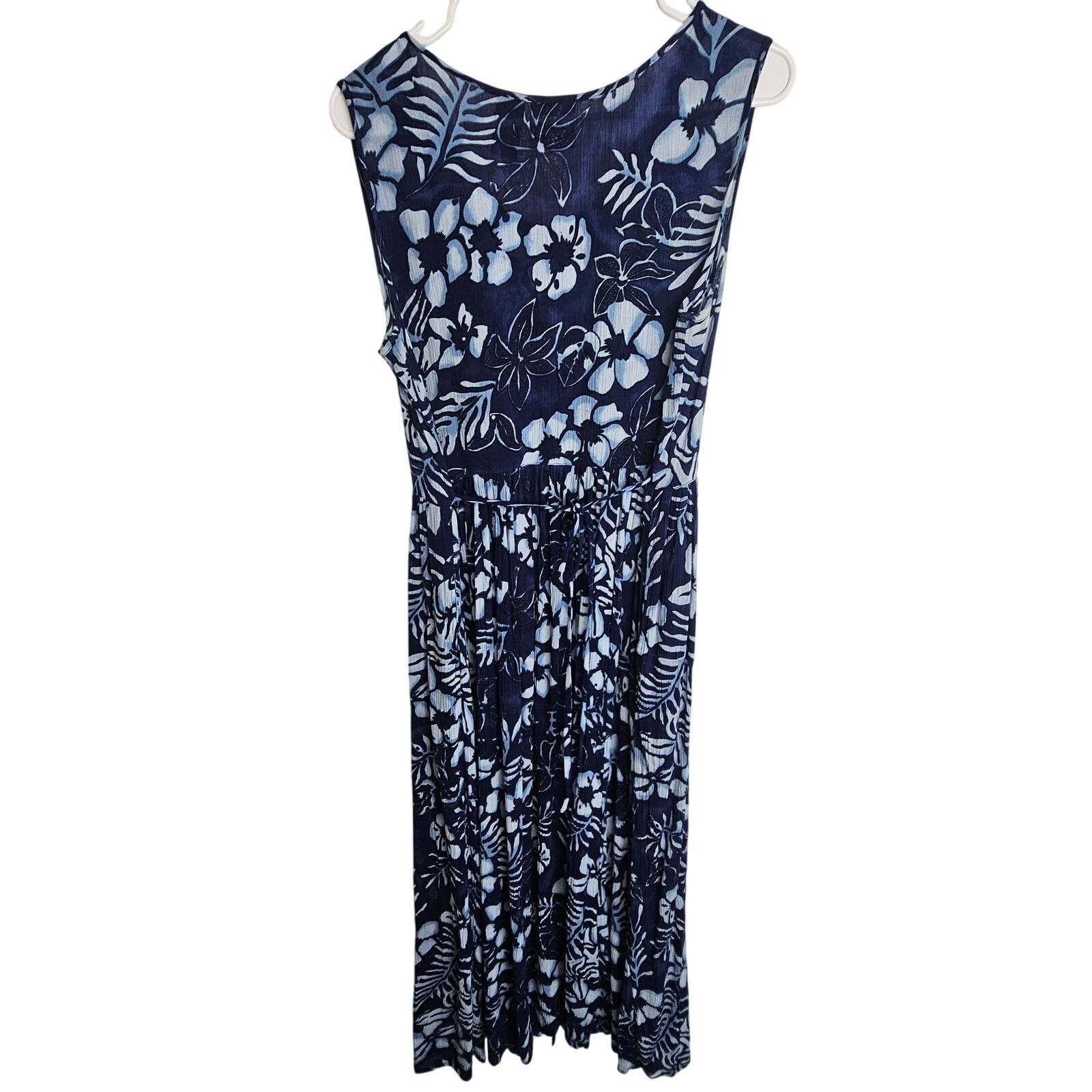 BIJAN Vintage Bila Womens Floral Maxi Dress M Resortwear Tropical Size M / US 6-8 / IT 42-44 - 8 Thumbnail