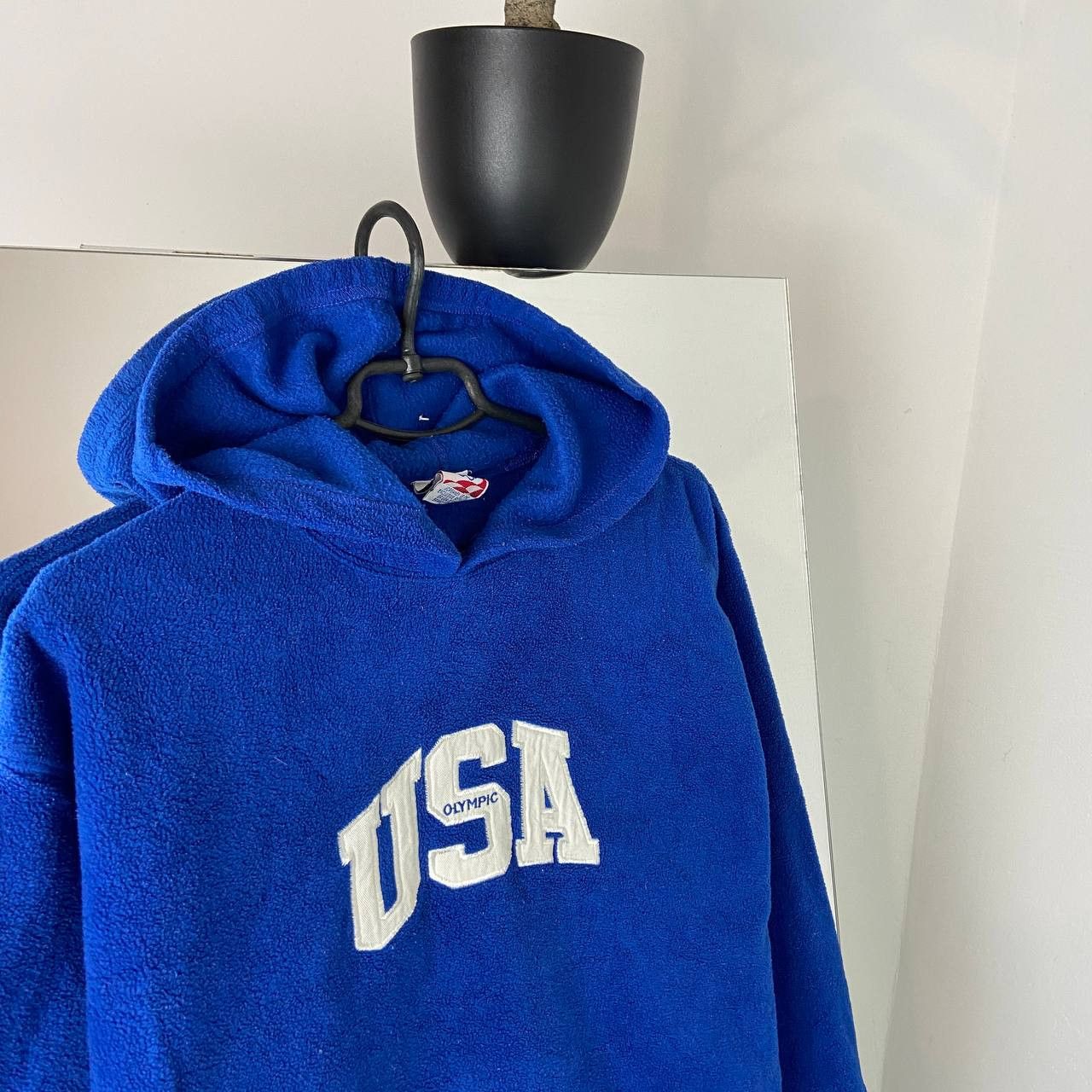 USA Olympics Fleece Hoodies Vintage Big Logo USA Olympic Y2K Mans Size US S / EU 44-46 / 1 - 2 Thumbnail