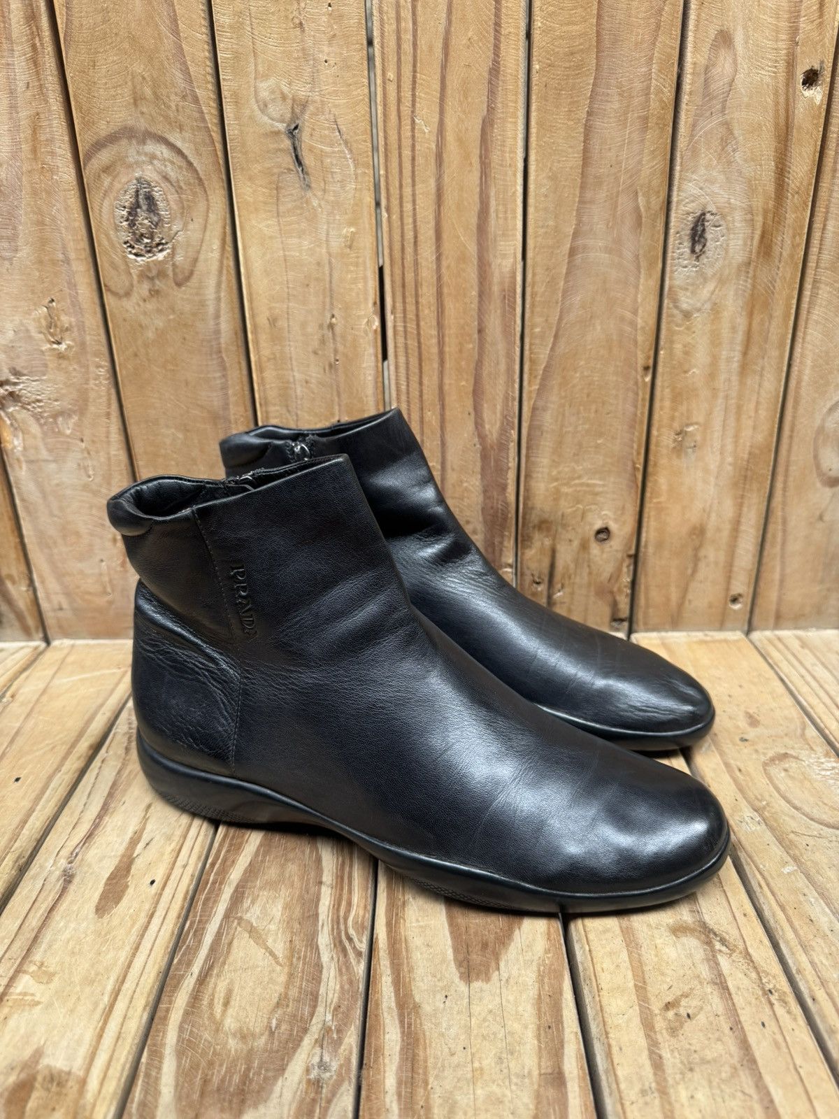 Prada PRADA Sports Black Black Women’s Boots USA 8.5 UK 5.5 Size US 8.5 / IT 38.5 - 4 Thumbnail