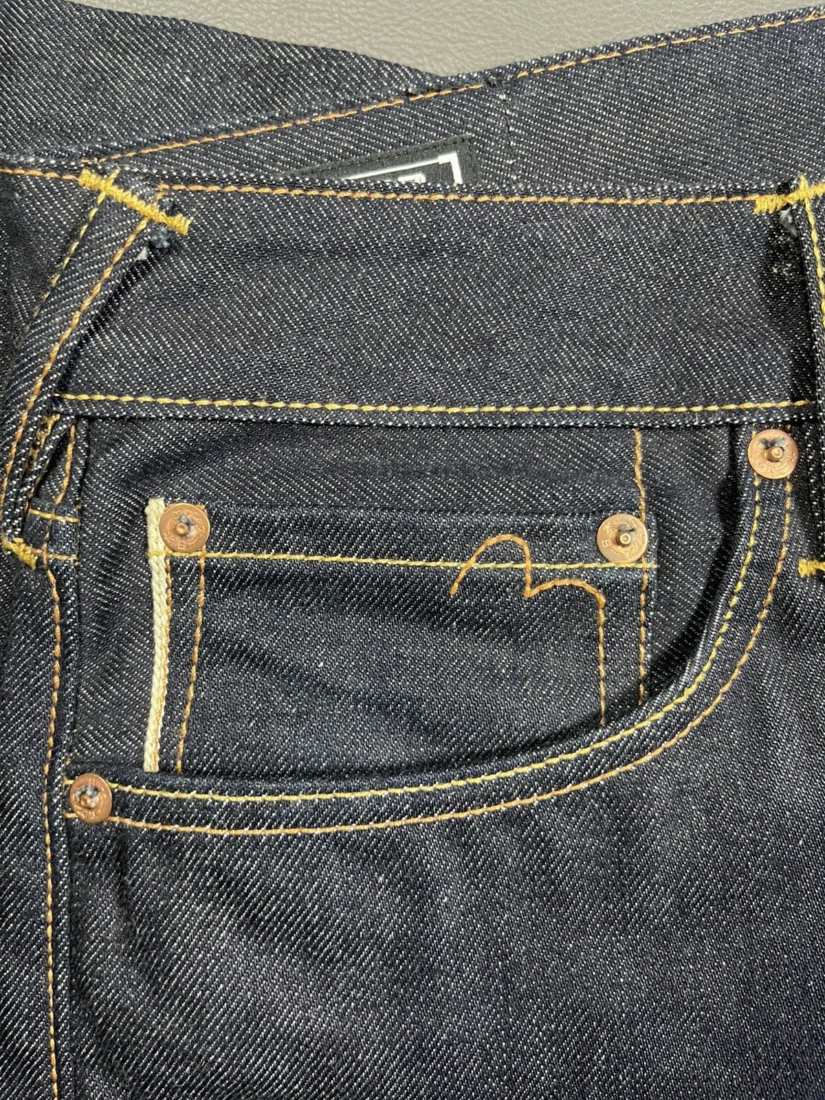 Evisu EVISUKURO Lot 2000 Selvedge Jeans Size US 33 - 8 Thumbnail