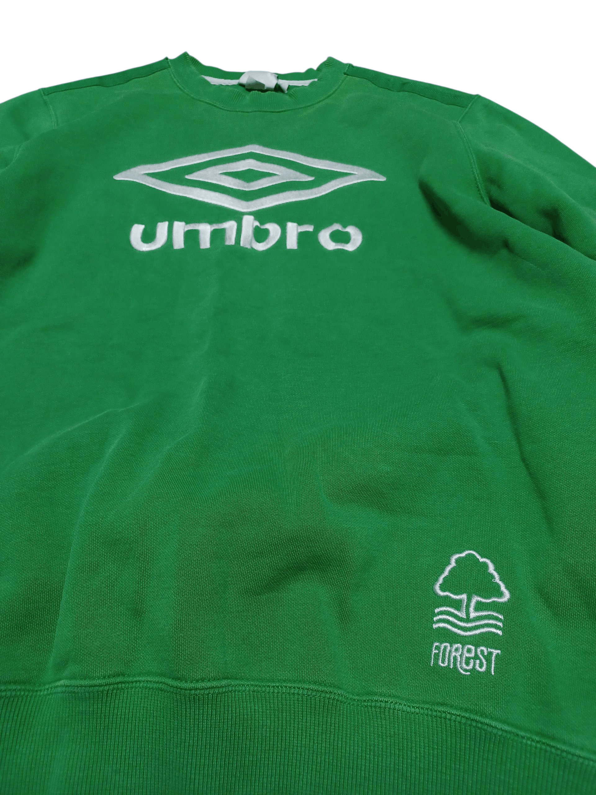Umbro NOTTINGHAM FOREST UMBRO EMBROIDERED LOGO VINTAGE SWEATSHIRT Size US L / EU 52-54 / 3 - 2 Thumbnail
