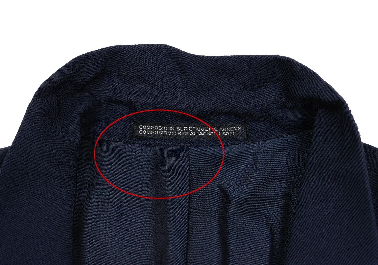 Yohji Yamamoto Yohji Yamamoto Wool Gabardine Jacket Navy M Size US M / EU 48-50 / 2 - 4 Thumbnail