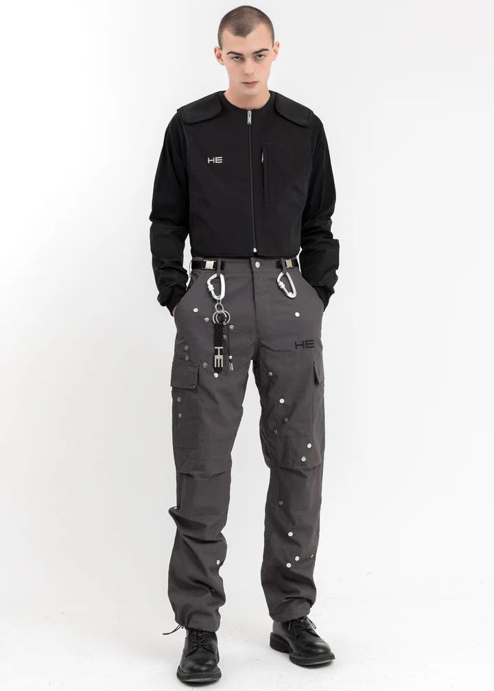 Heliot Emil o1mle0125 Morphed Cargo Pant in Grey Size US 34 / EU 50 - 6 Thumbnail