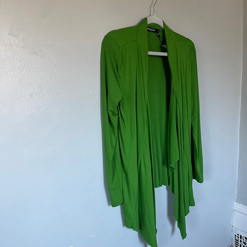 Urban Outfitters Urban Coco Women's Green Long-Sleeved Cardigan Large Size XL / US 12-14 / IT 48-50 - 2 Thumbnail
