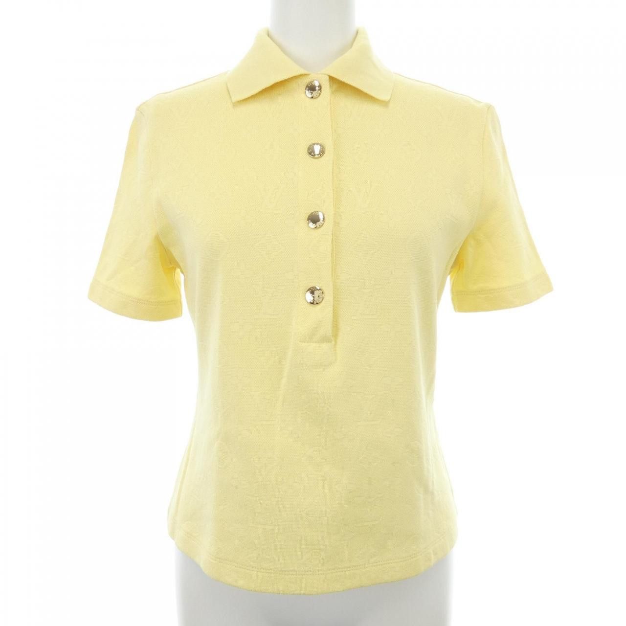 Louis Vuitton Louis Vuitton Louis Vuitton Monogram Pique Cotton Polo Shirt Textile Tops FRJT07DYM DUTY FREE for USA Size ONE SIZE - 1 Thumbnail