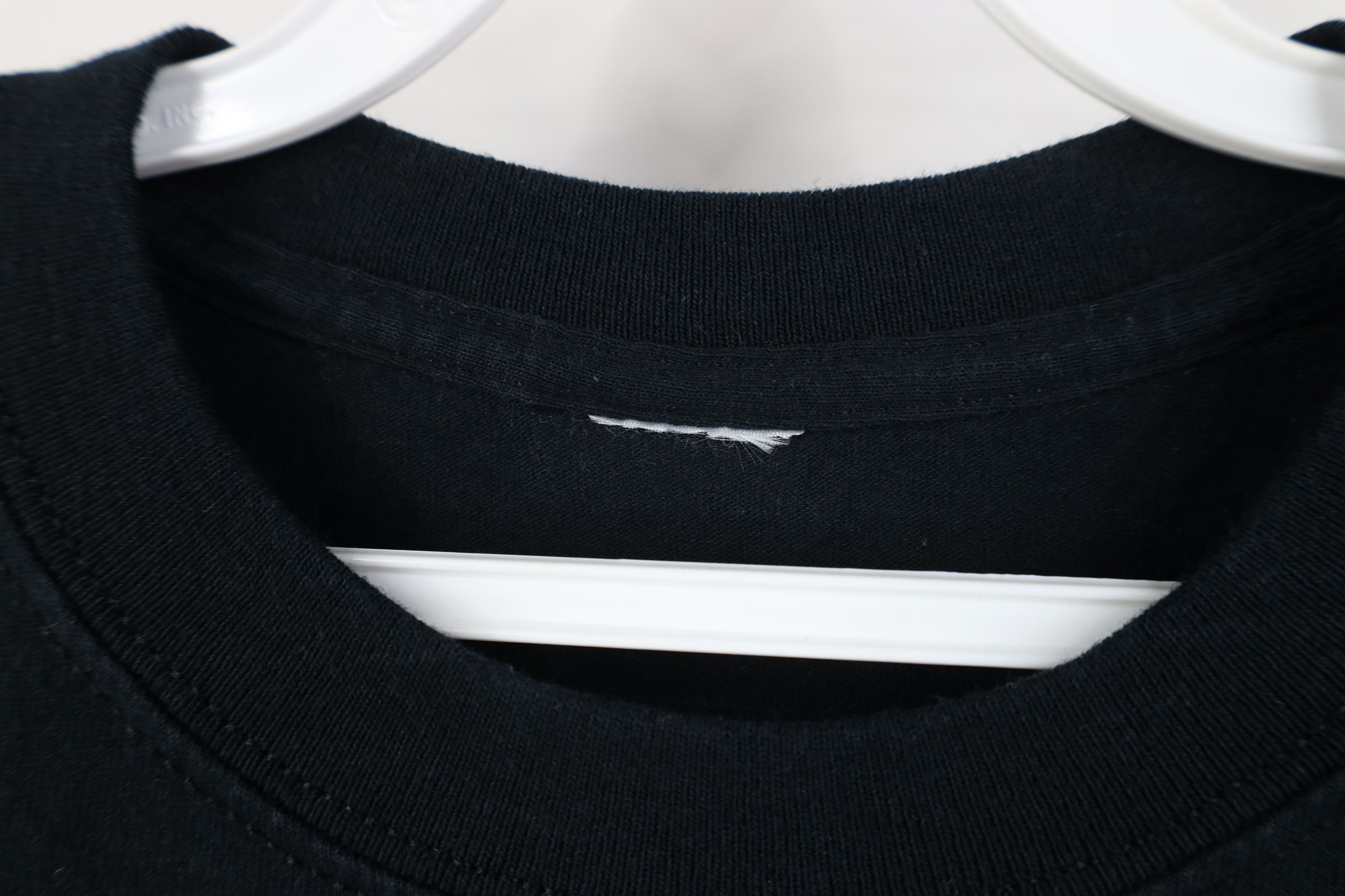 Vintage Vintage 90s Y2K Streetwear Faded Blank Cotton T-Shirt Black Size US S / EU 44-46 / 1 - 5 Thumbnail