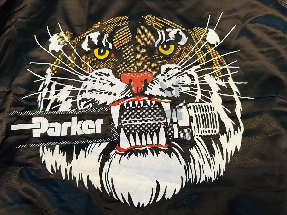 Other VTG Parker Hose & Fitting Tiger Men’s Satin Jacket-USA-2XL Size US XXL / EU 58 / 5 - 2 Thumbnail