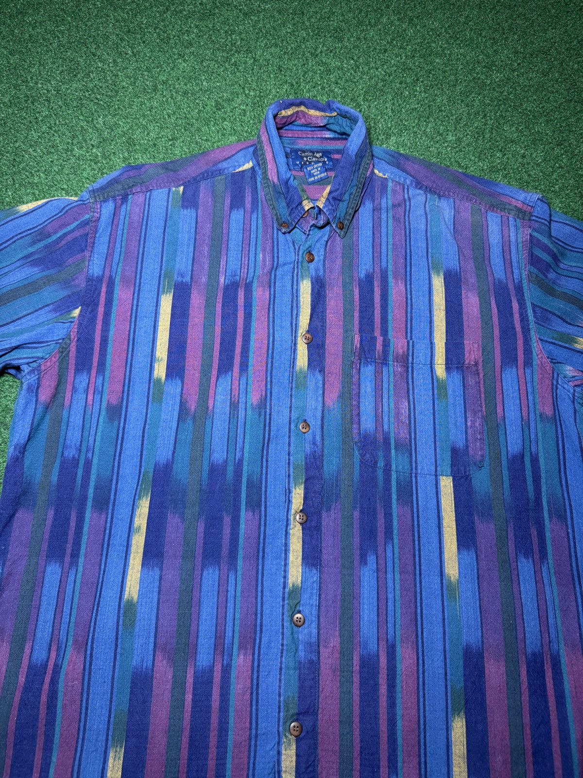 Vintage Cambridge Classic Vintage Hip Hop Button Up 90s Large Shirt Size US L / EU 52-54 / 3 - 2 Thumbnail