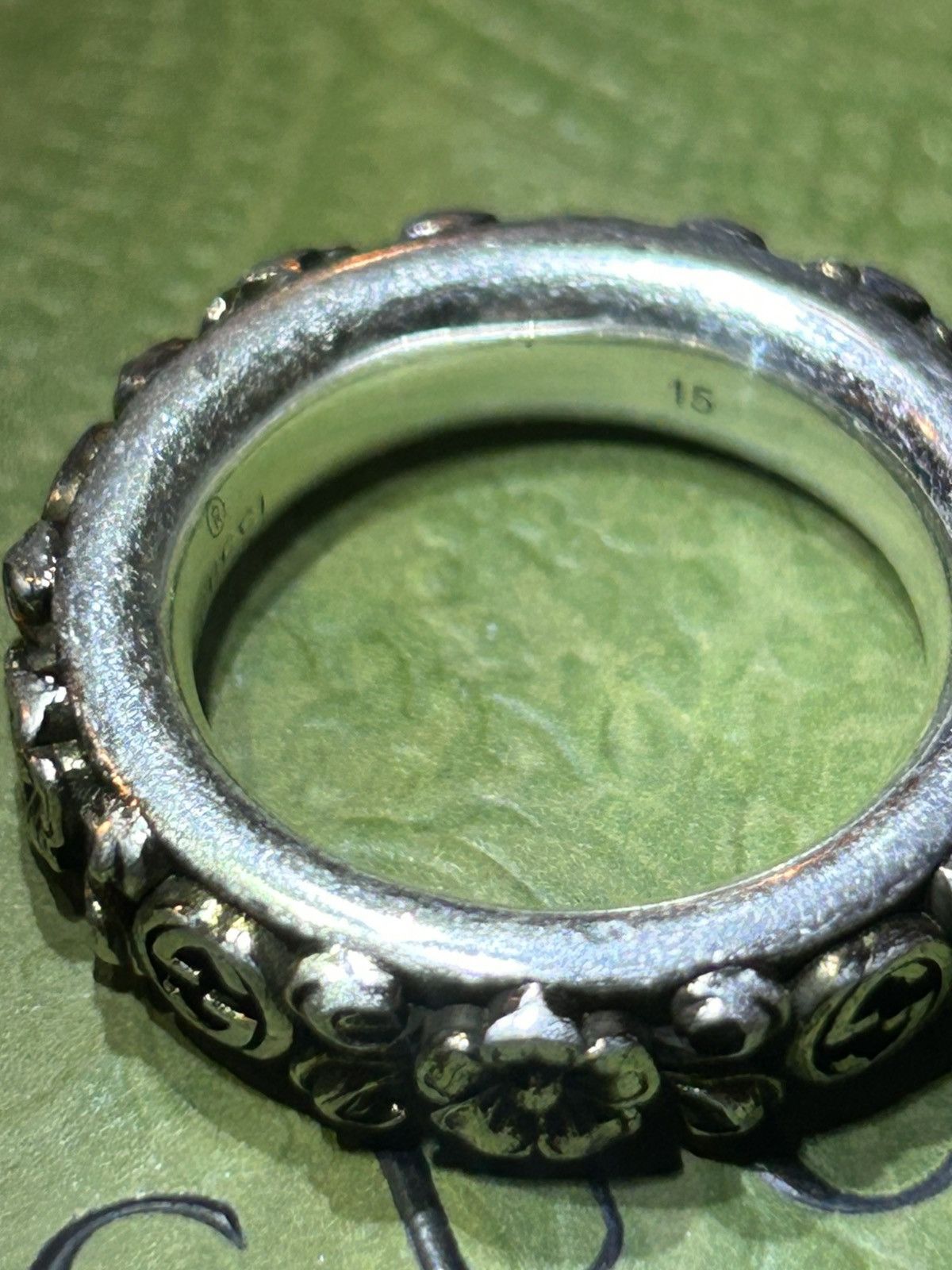 Gucci Gucci Interlocking G Flower Ring Ag925 Size ONE SIZE - 5 Thumbnail