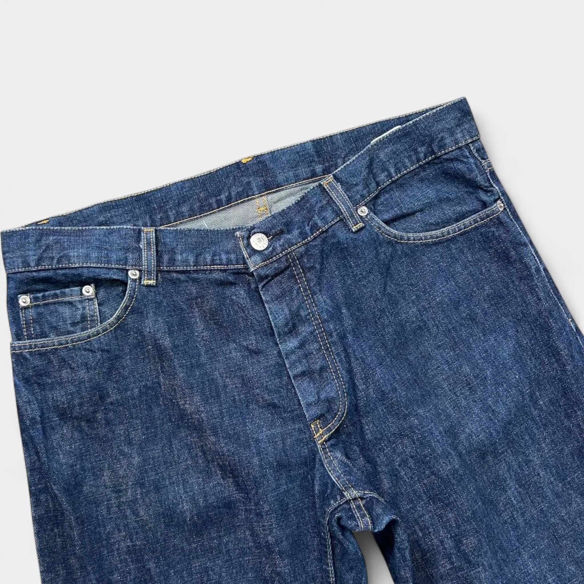 Helmut Lang Helmut Lang 1999 Classic Raw Denim Blue Jeans Size US 36 / EU 52 - 2 Thumbnail