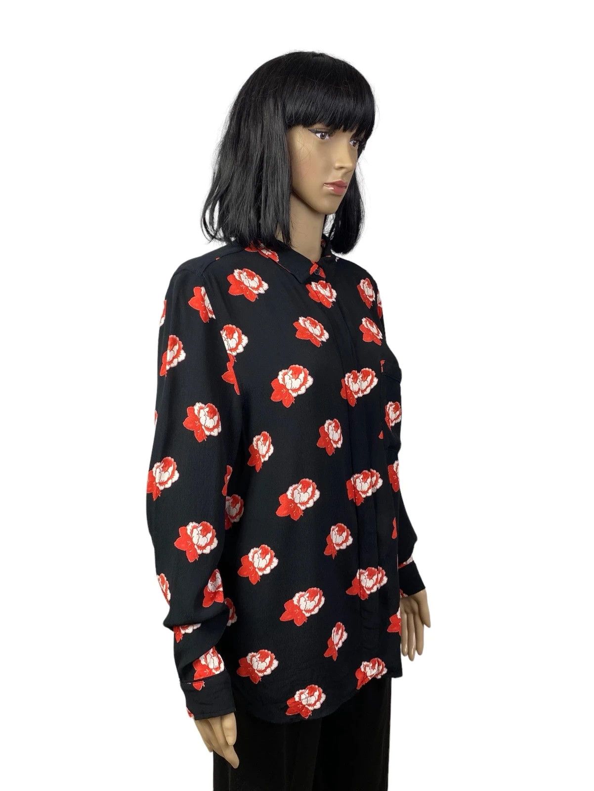 Ganni Ganni Viscose Blouse Collared Printed Rouses size 42 Size L / US 10 / IT 46 - 3 Thumbnail