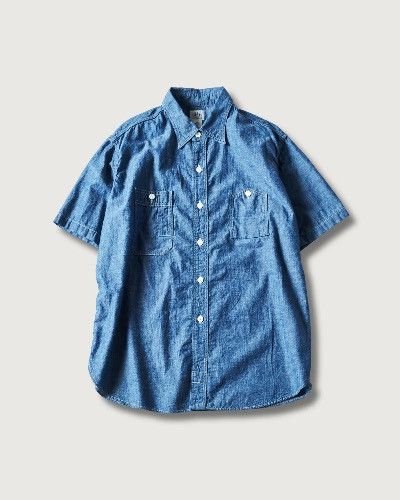 Post O’alls #1206S-CC No.6 Shirt S/S classic chambray indigo