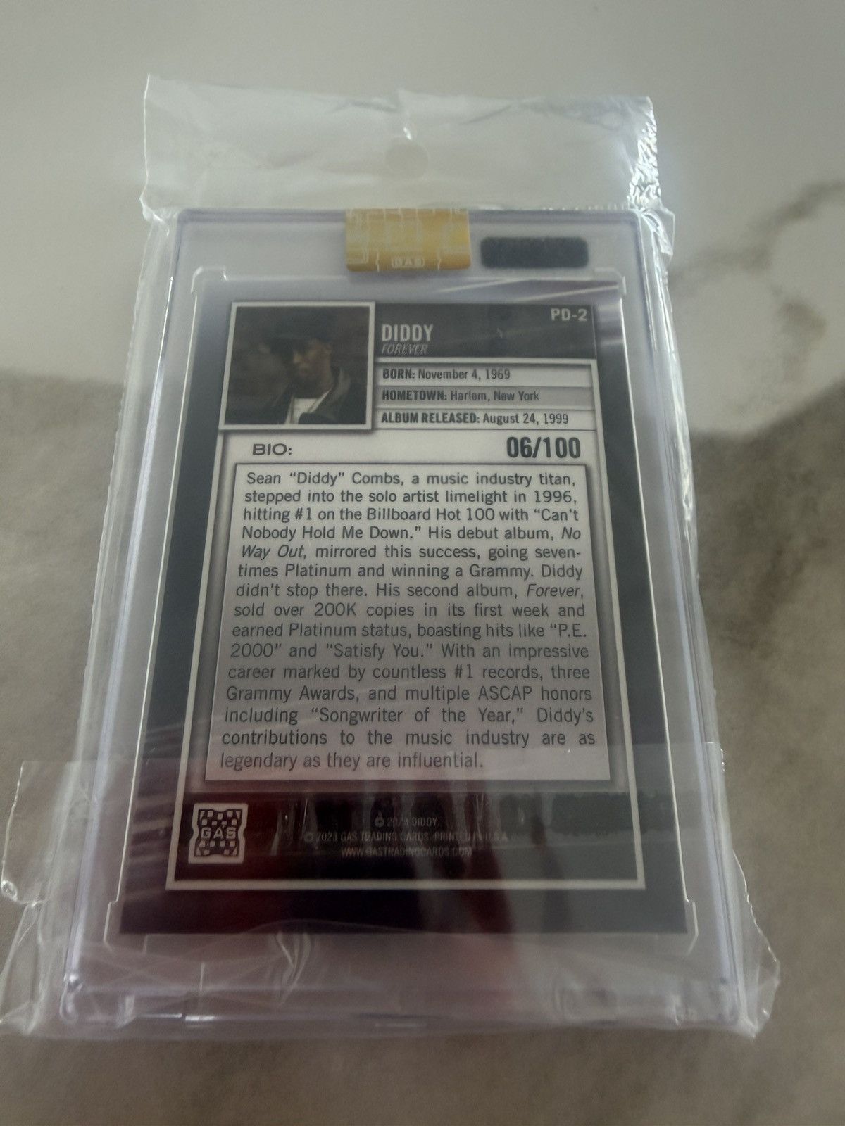 GAS GAS Complex Limited Diddy Puff Daddy Box Set Hologram Cards Size ONE SIZE - 6 Thumbnail