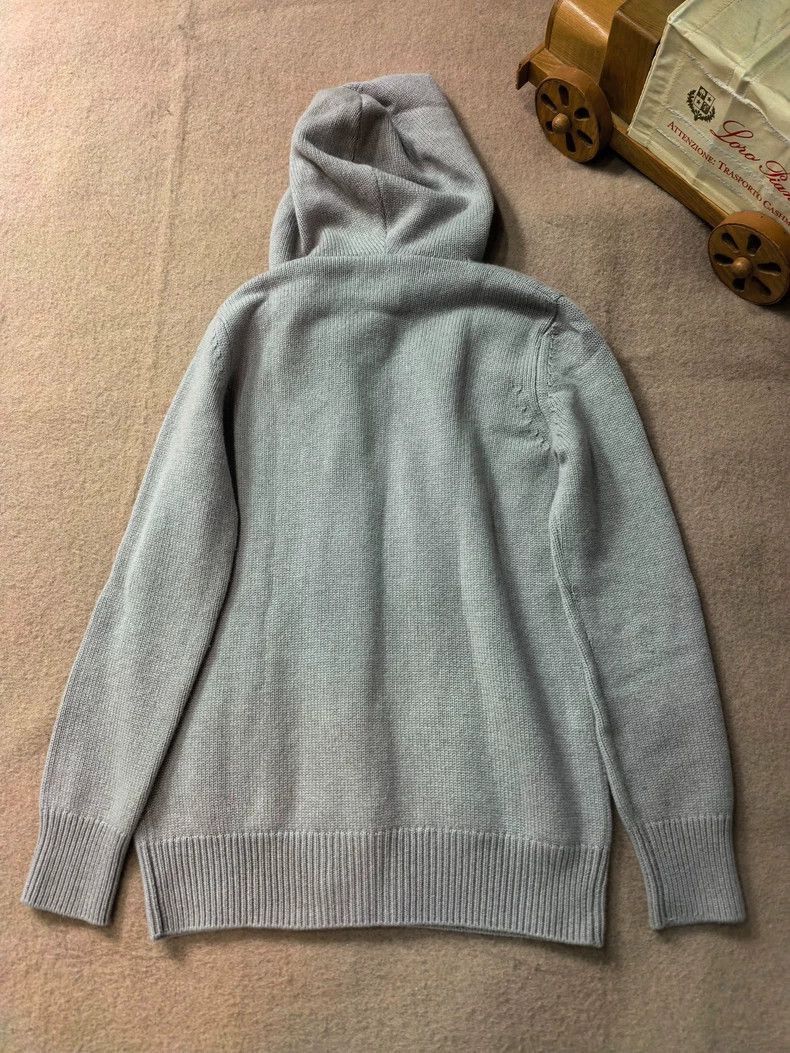 Loro Piana Loro Piana Cashmere Knit Hoodie- Size US M / EU 48-50 / 2 - 2 Thumbnail