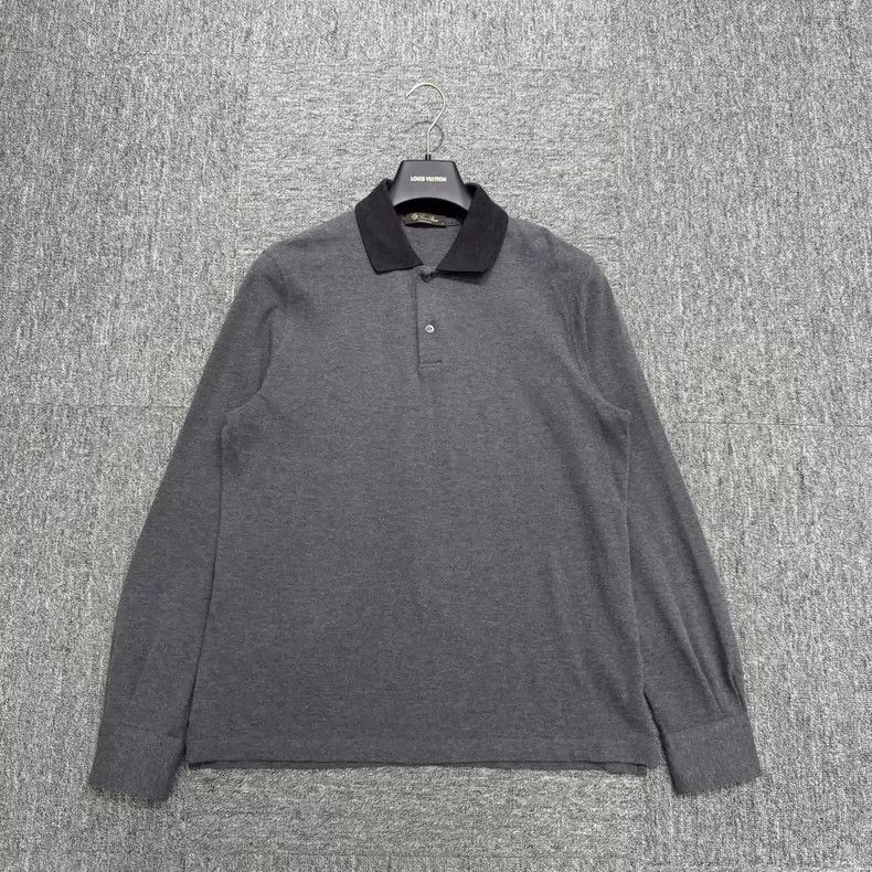 Loro Piana LORO PIANA Long sleeve polo shirt Size US M / EU 48-50 / 2 - 1 Thumbnail