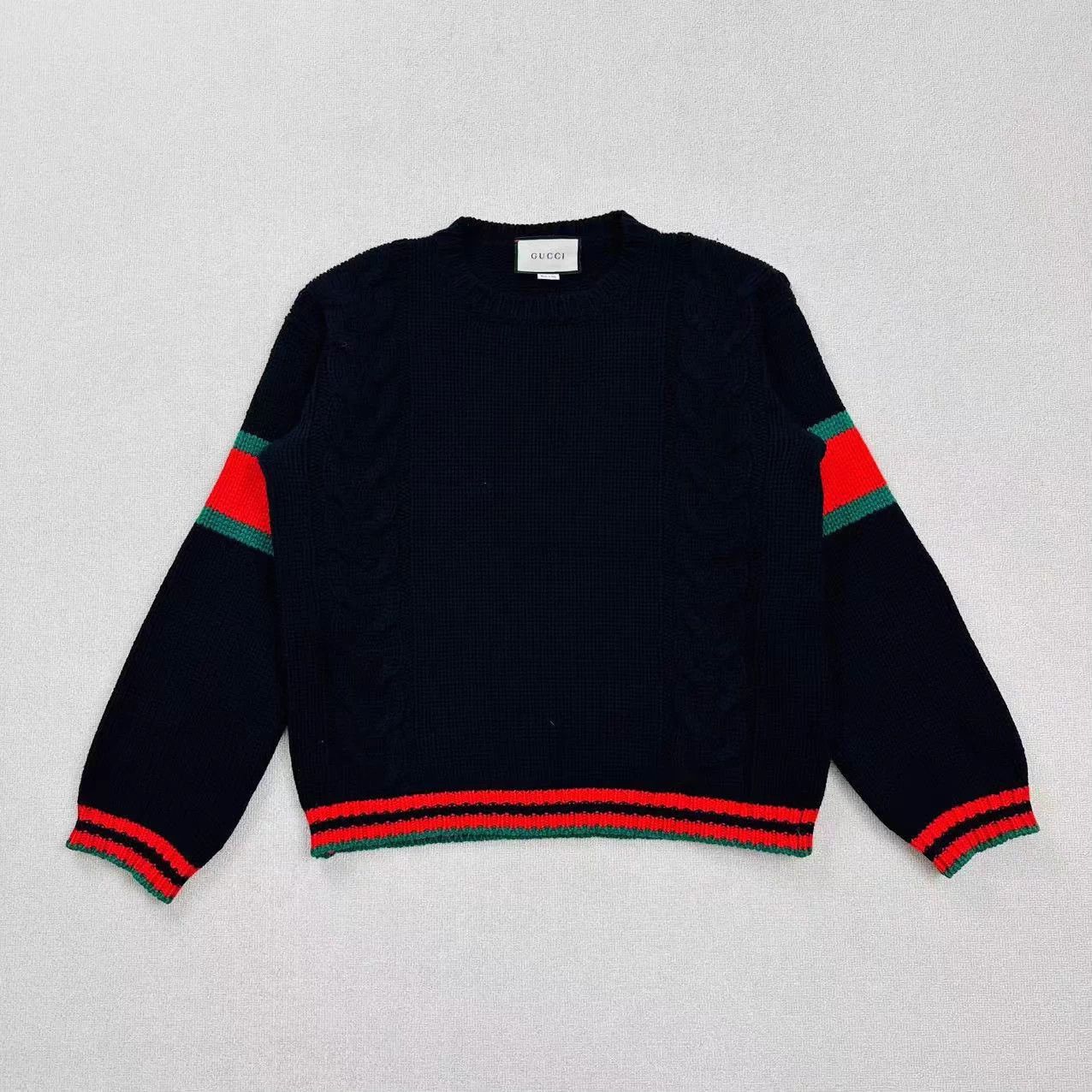 Gucci GUCCI RG Colorblock Sweater S Excellent Condition Size S / US 4 / IT 40 - 1 Thumbnail