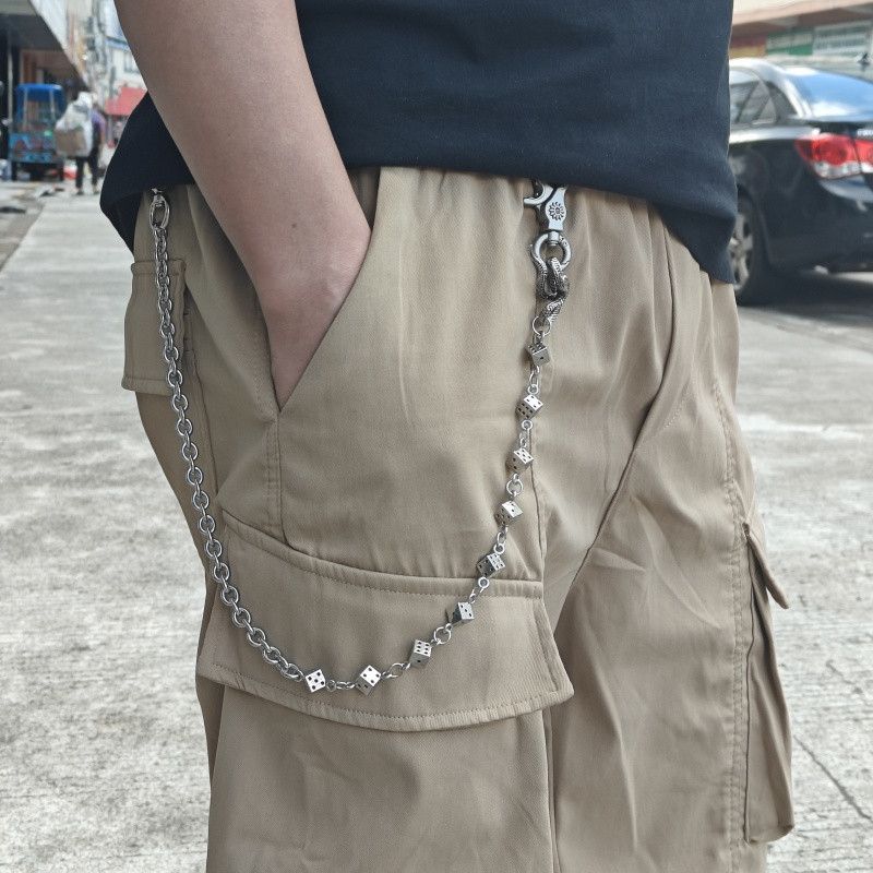 Vintage Summer Snake and Dice Pants Wallet Chain Retro Size 36 - 5 Thumbnail