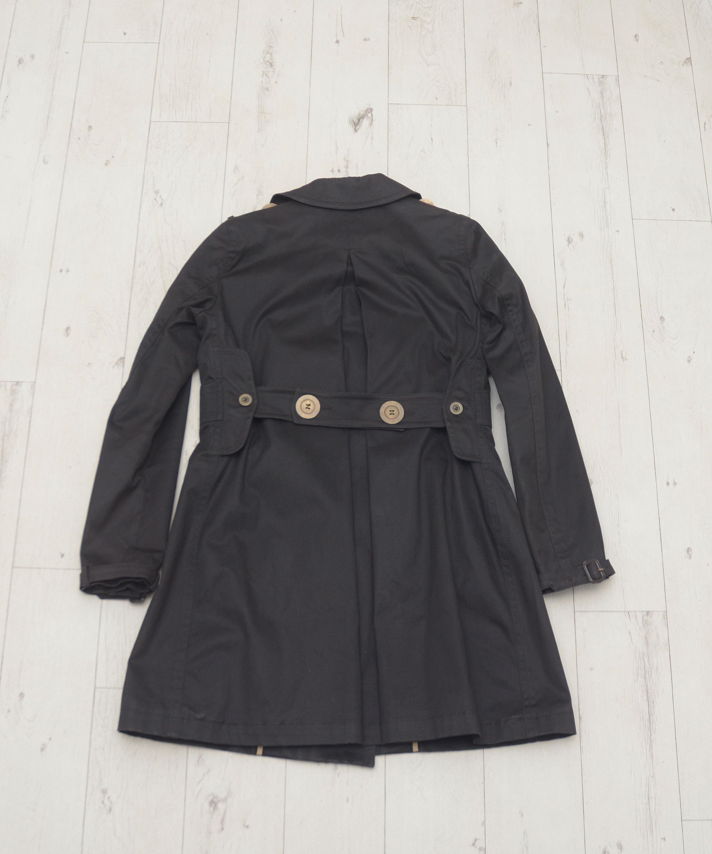 Burberry Luxury Brown Thomas Burberry Women Trench Coat Jacket Size L / US 10 / IT 46 - 10 Thumbnail