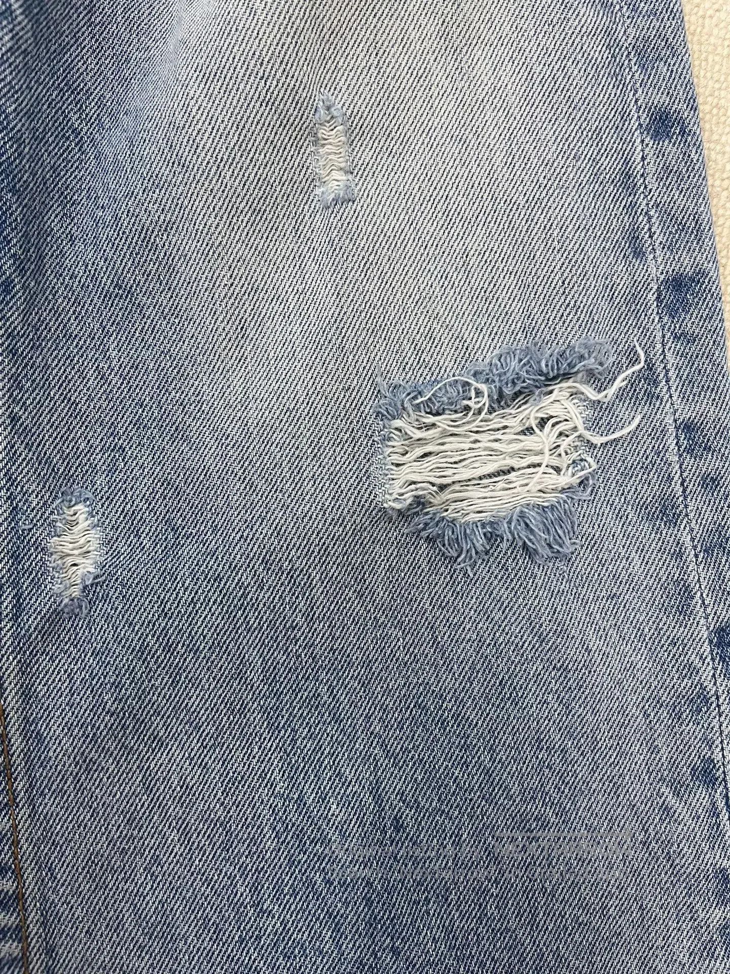 Enfants Riches Deprimes Enfants Riches Deprimes Distressed Blue Denim Pants. Size US 29 - 4 Thumbnail