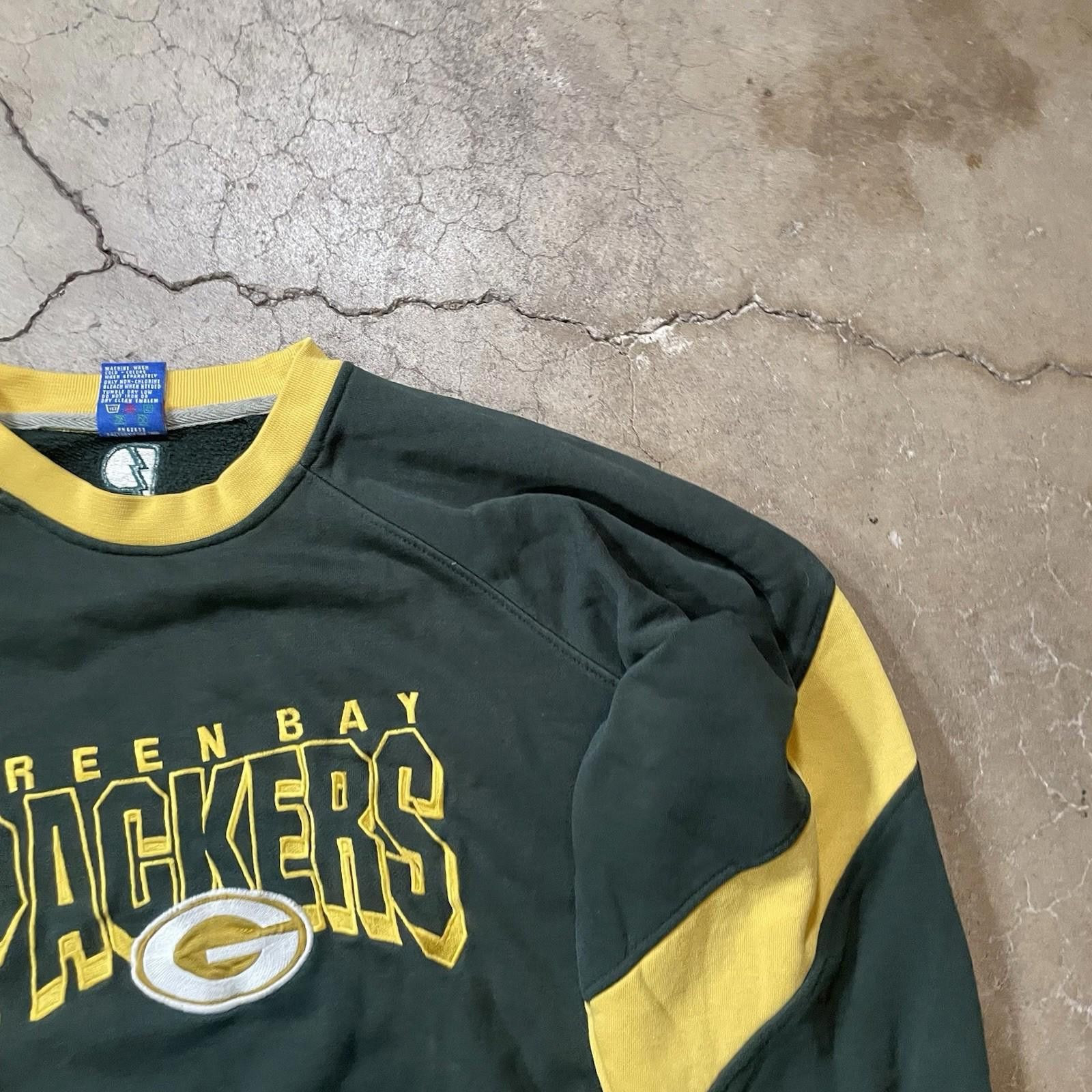 Pro Player Vintage Green Bay Packers Sweatshirt Large Green Crewneck Size US L / EU 52-54 / 3 - 2 Thumbnail