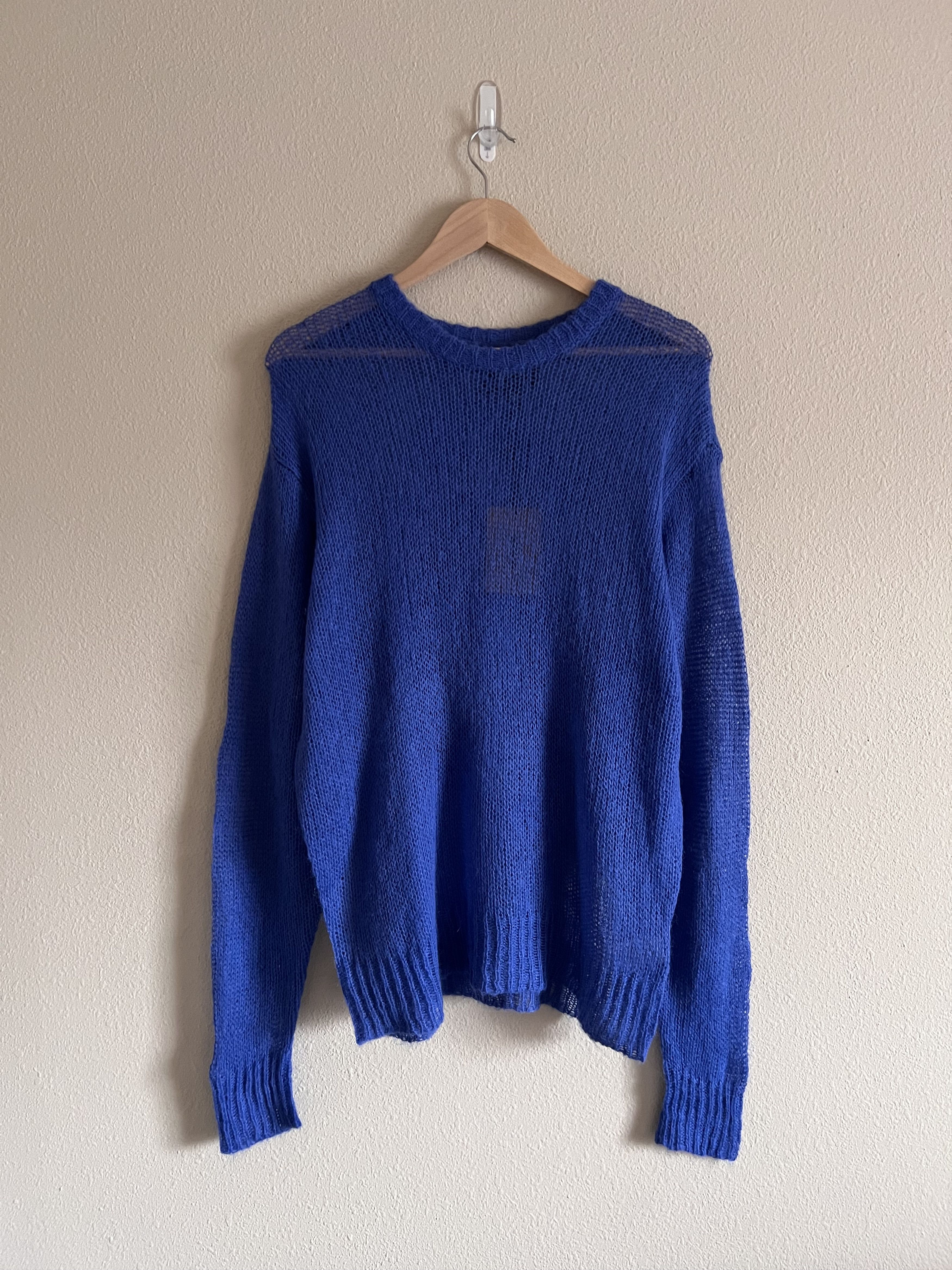 Stussy Stussy S Loose Knit Sweater in Blue Size US L / EU 52-54 / 3 - 3 Thumbnail