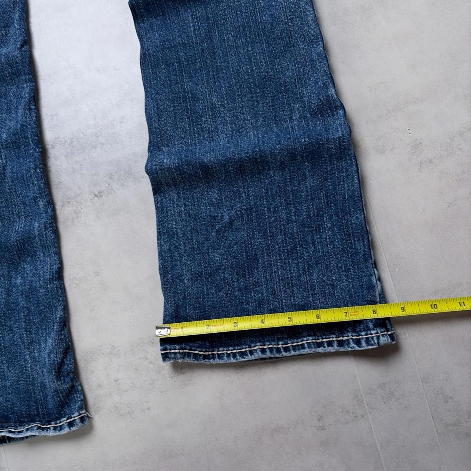 Silver Jeans Co. Y2K Blue Silver Jeans Grunge Suki Bootcut Denim Jeans Size 30" / US 8 / IT 44 - 8 Thumbnail