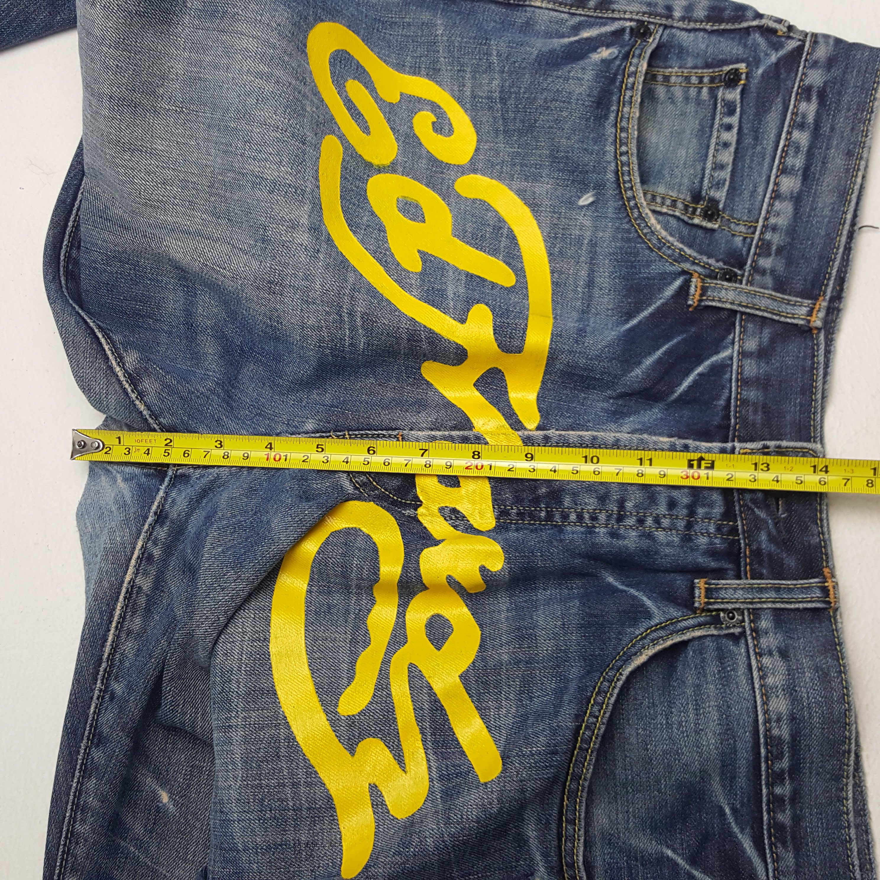 Christian Audigier × Ed Hardy × Vintage Vintage Ed Hardy by Christian Audiger American Denim Jeans Size US 33 - 10 Thumbnail