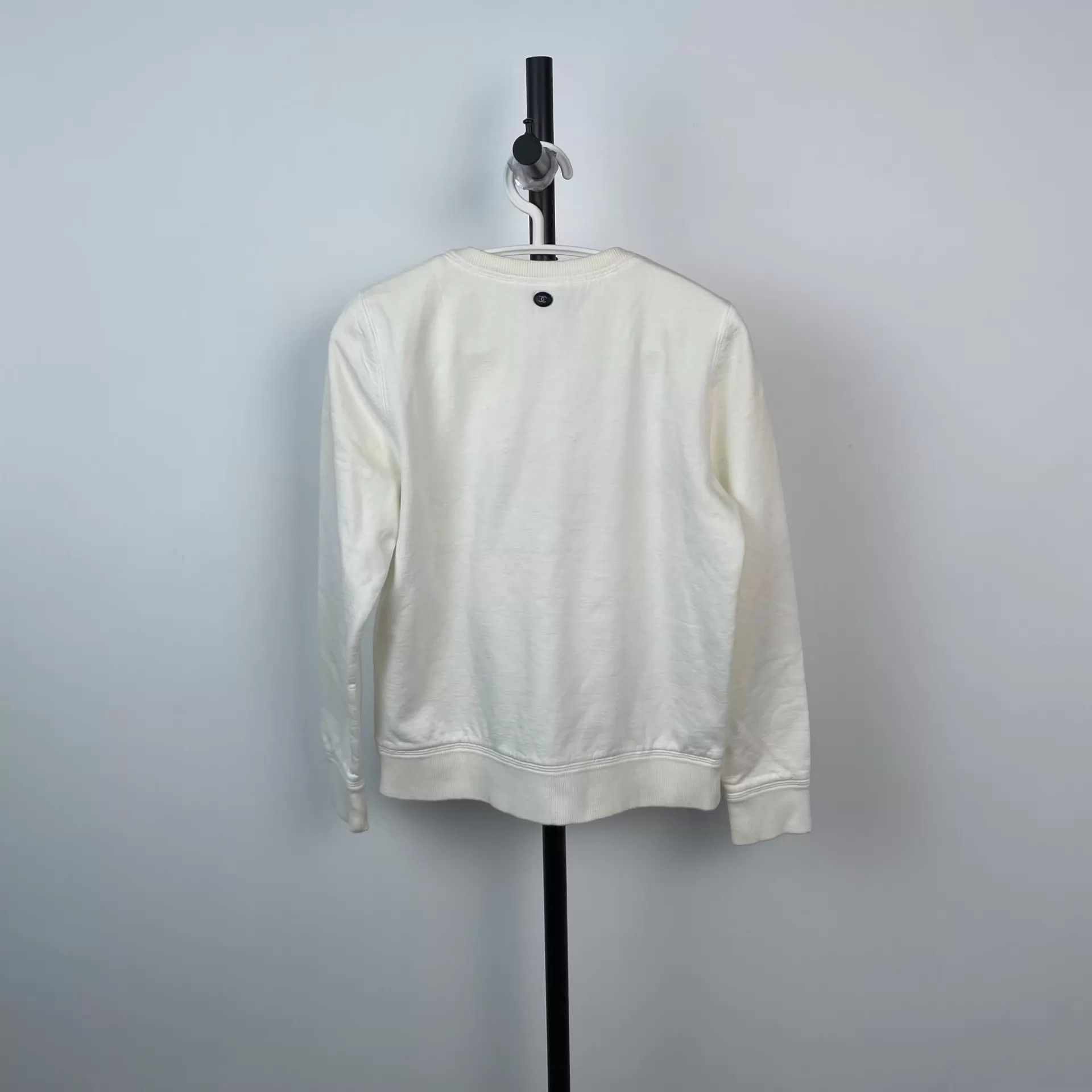 Chanel Chanel Cotton Knit White Tee 34 Size XS / US 0-2 / IT 36-38 - 2 Thumbnail