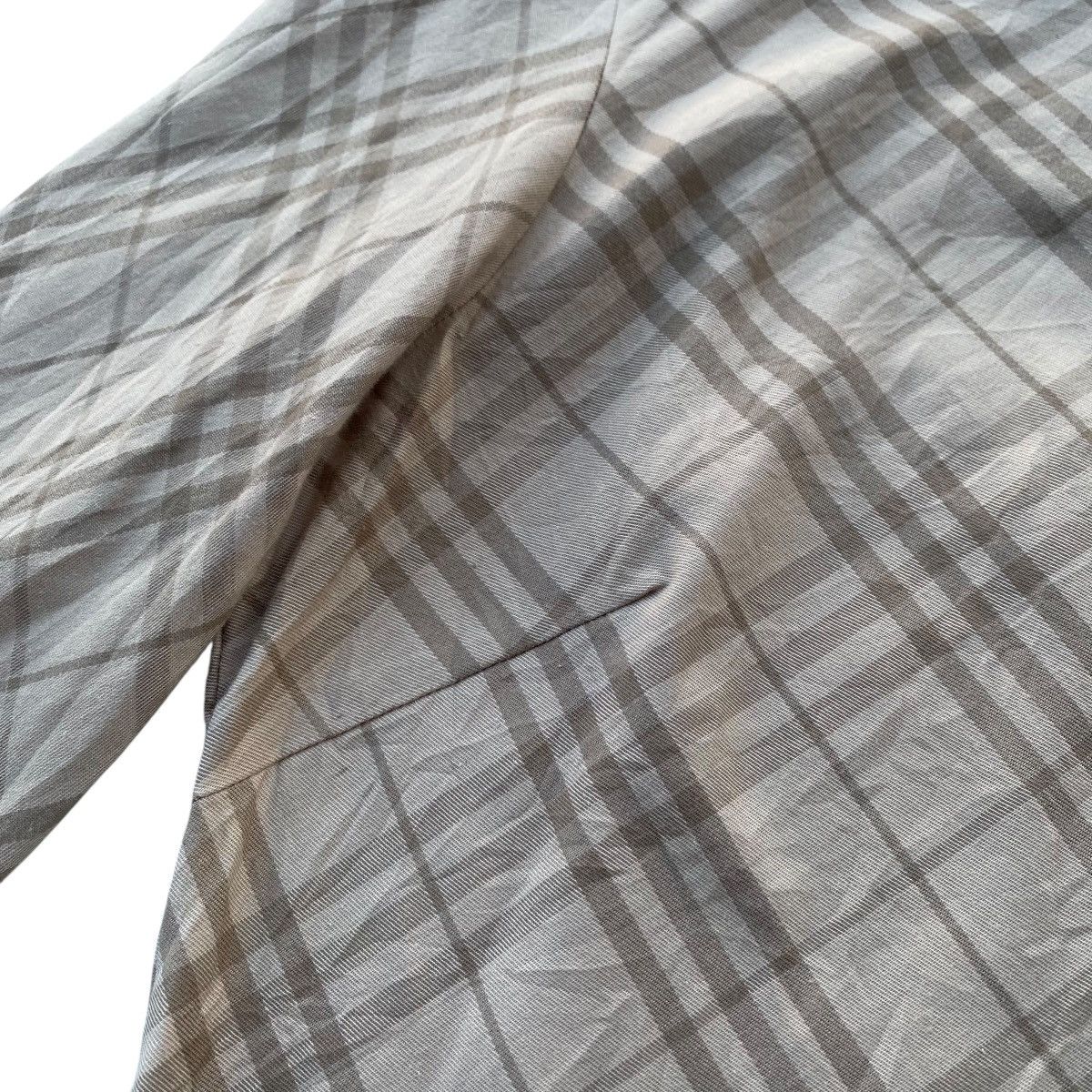 Burberry ‼️LAST DROP‼️Burberry Nova Check Chest Logo Button-Up Shirt Size XS / US 0-2 / IT 36-38 - 8 Thumbnail