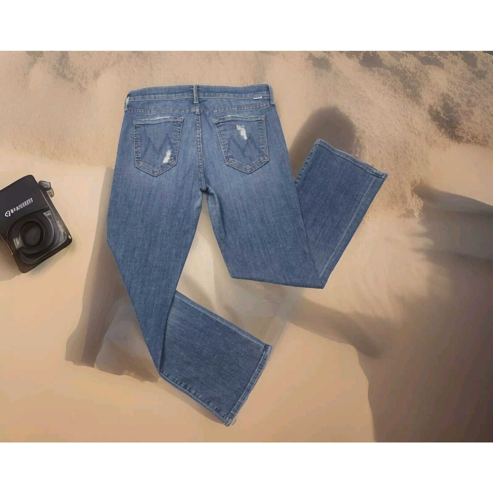 MOTHER Mother the Outsider Crop Jeans Crazy Like a Fox Wash Size 29 Size 29" - 7 Thumbnail