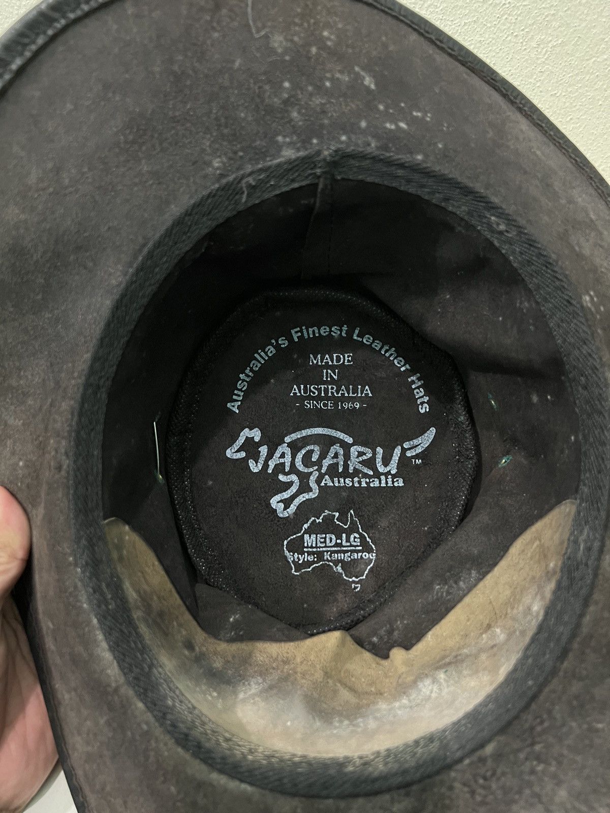 Leather Vintage Jagaru Australian Leather Bucket Hats Size ONE SIZE - 8 Thumbnail