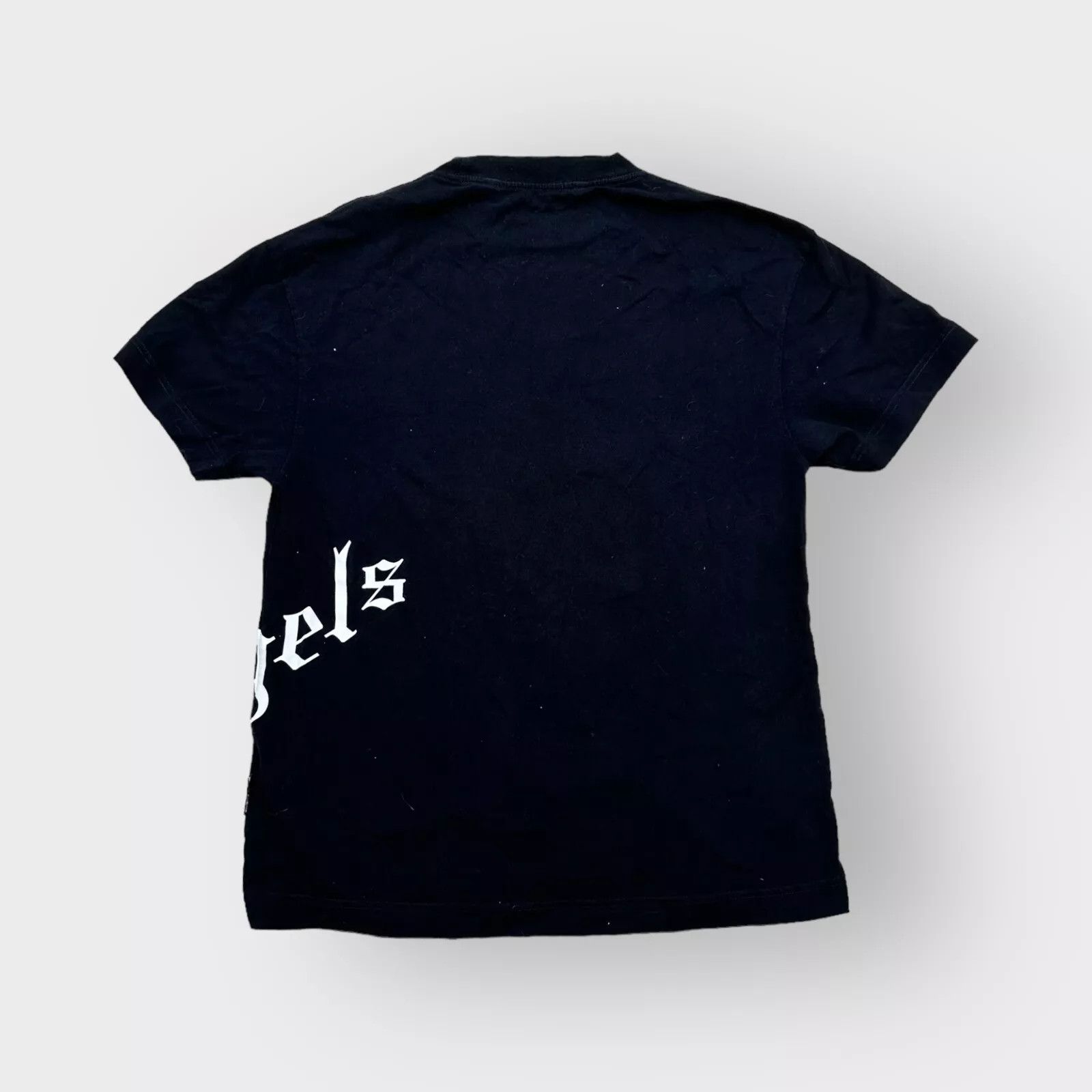 Palm Angels Palm Angels T-Shirt Gothic Big Logo Black Size US M / EU 48-50 / 2 - 2 Thumbnail