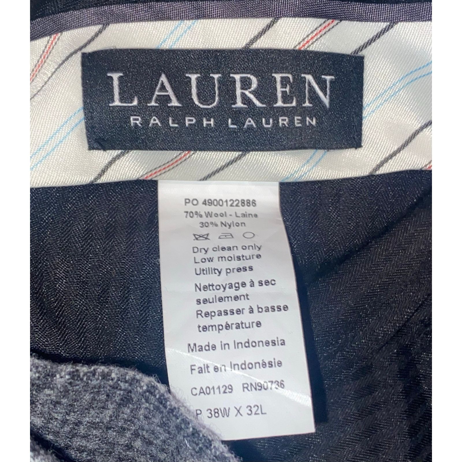 Lauren Ralph Lauren Lauren Ralph Lauren Mens Wool Pants Size US 38 / EU 54 - 3 Thumbnail