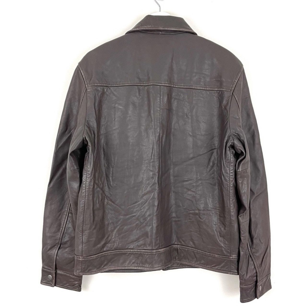 Lucky Brand Lucky Brand Antique Leather Zip Leather Jacket Size US M / EU 48-50 / 2 - 6 Thumbnail