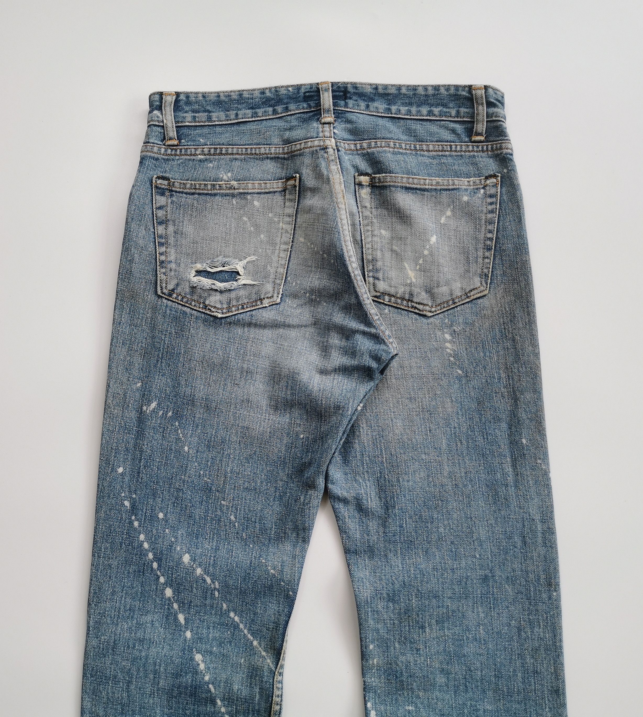 Johnbull vintage johnbull distressed boro denim jeans Size US 30 / EU 46 - 12 Thumbnail